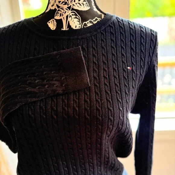 Tommy Hilfiger Blue Cable Knit Sweater - Picture 5 of 8